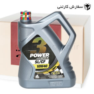 6 عدد روغن موتور 10W-40 کراپ پاور 3 (سفارش کارتنی با تخفیف ویژه)